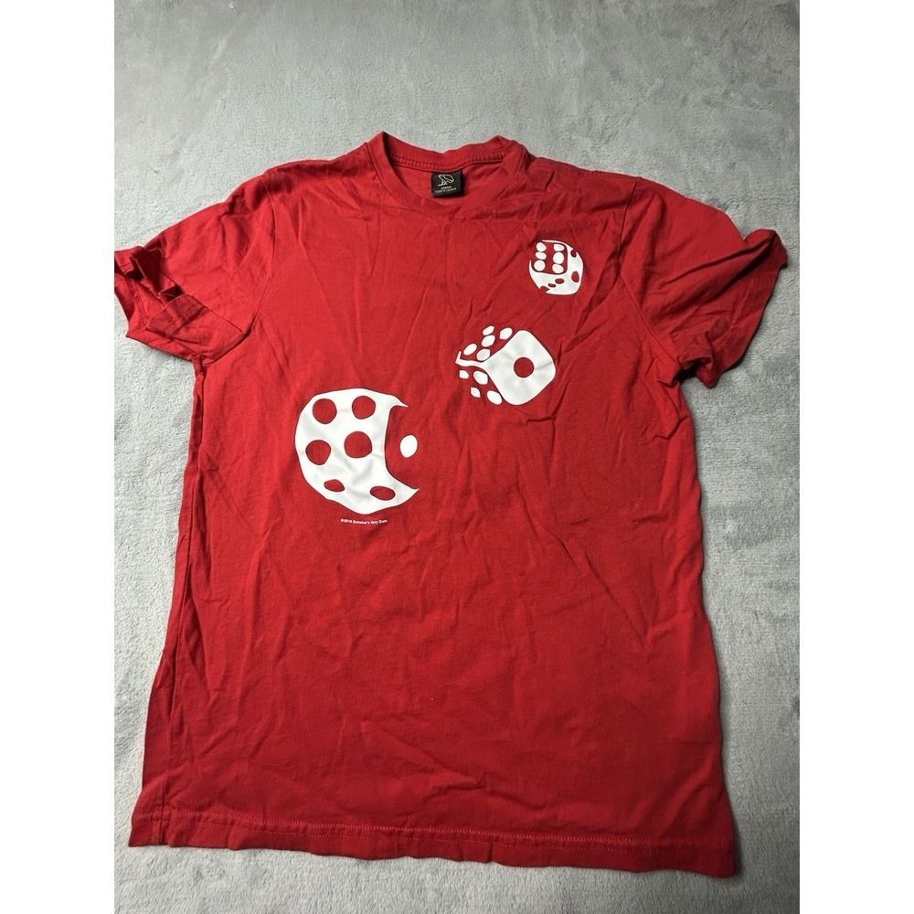 Octobers Very Own Ovo "456" Dice Red Tshirt Size M 2019
